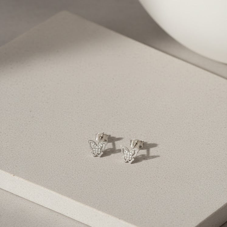 Butterfly Necklace and Earring Set