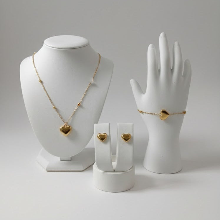 Mini Heart necklace Set
